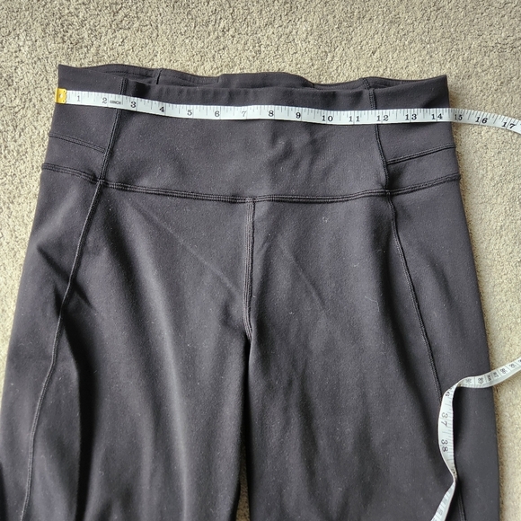 Lululemon Groove Pants Flare Leg Leggings Tights Sweats Size 10 Black - Picture 6 of 11